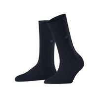 Burlington Damen Socken Bloomsbury W So Wolle Baumwolle einfarbig 1 Paar, Blau Marine 6120, 36-41