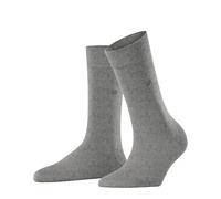 Burlington Damen Bloomsbury Socken atmungsaktive klimaregulierende geruchshemmende nachhaltige Wolle Baumwolle verstärkt flache Naht für druckfreie Fußspitze einfarbig Business Alltag 1 Paar