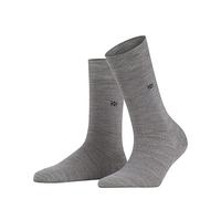 Burlington Damen Socken Bloomsbury W So Wolle Baumwolle einfarbig 1 Paar, Grau Light Grey 3770-O, 36-41