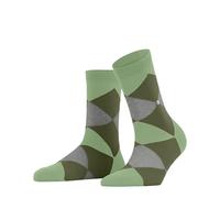 Burlington Damen Socken Bonnie W Sso Baumwolle gemustert 1 Paar, Grün Persian Green 7377, 36-41