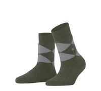 Burlington Damen Socken Cosy Argyle W Hp Wolle gemustert 1 Paar, Grün Juniper 7755, 36-41