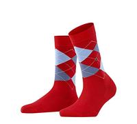 Burlington Damen Socken Covent Garden, Baumwolle, 1 Paar, Rot (Karmin 8071), 36-41 (UK 3.5-7 Ι US 6-9.5)