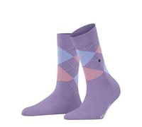 Burlington Damen Socken Covent Garden W So Baumwolle gemustert 1 Paar, Lila Lupine 6903, 36-41