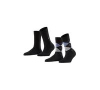 BURLINGTON Damen Socken EVERYDAY 2-er Pkg 36-41 black schwarz