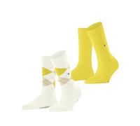 Burlington Damen Socken Everyday Mix Multipack W So Baumwolle gemustert 2 Paar, Weiß Off-White 2040, 36-41
