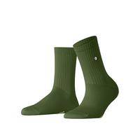 Burlington Damen Socken Fleet Street W So Baumwolle einfarbig 1 Paar, Grün Fir Green 7656, 36-41