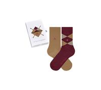Burlington Damen Socken Everyday X-Mas W So Baumwolle gemustert 2 Paar, Mehrfarbig Beige Red 0080, 36-41