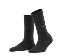 Burlington Damen Socken Lady, Baumwolle, 1 Paar, Schwarz (Black 3000), 36-41