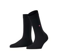 Burlington Damen Socken Lady W So Baumwolle einfarbig 1 Paar, Schwarz Black 3000, 36-41