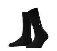 Burlington Damen Socken Lady W SO Baumwolle einfarbig 1 Paar, Schwarz (Black 3000) neu - umweltfreundlich, 36-41