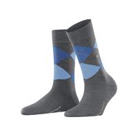 Burlington Damen Socken Marylebone W So Wolle gemustert 1 Paar, Grau Dark Grey 3070, 36-41