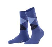 Burlington Damen Socken Marylebone W So Wolle gemustert 1 Paar, Blau River Blue 6551, 36-41