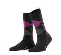 Burlington Damen Socken Marylebone W So Wolle gemustert 1 Paar, Schwarz Black 3001, 36-41