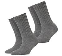 Burlington Damen Socken Plymouth 2er Pack, Größe:36-41;Farben:Dark Grey (3070)
