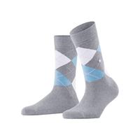Burlington Damen Socken - Queen, Kurzstrümpfe, Baumwolle, Rautenmuster, Logoemblem 36-41 Mehrfarbig