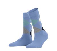 Burlington Damen Socken Queen W So Baumwolle gemustert 1 Paar, Blau Bleue 6543, 36-41