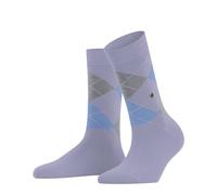 Burlington Damen Socken Queen W So Baumwolle gemustert 1 Paar, Blau Cosmic Sky 6537, 36-41