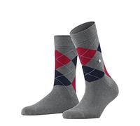 Burlington Damen Socken Queen W So Baumwolle gemustert 1 Paar, Grau Rock-Steel 3394, 41-45
