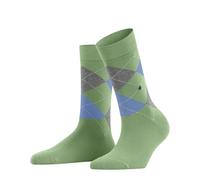 Burlington Damen Socken Queen W So Baumwolle gemustert 1 Paar, Grün Persian Green 7377, 36-41