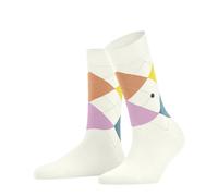 Burlington Damen Socken Queen W So Baumwolle gemustert 1 Paar, Weiß Off-White 2041, 36-41