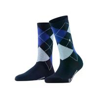 Burlington Damen Socken Fleet Street W So Baumwolle einfarbig 1 Paar, Blau Marine 6120 Rib Courtside, 36-41