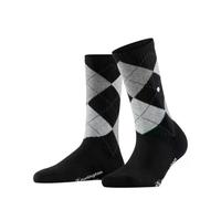 Burlington Damen Socken Fleet Street W So Baumwolle einfarbig 1 Paar, Schwarz Black 3000 Rib Courtside, 36-41