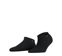 Burlington Damen Sneakersocken Soho Vibes W Sn Baumwolle kurz einfarbig 1 Paar, Schwarz Black 3000, 36-41