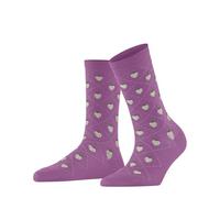 Burlington Damen Socken Strawberry W So Baumwolle gemustert 1 Paar, Rosa Peony 8042, 36-41