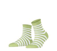 Burlington Damen Socken Swansea W Sso Baumwolle gemustert 1 Paar, Grün Lemon 7498, 36-41