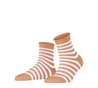Burlington Damen Socken Swansea W Sso Baumwolle gemustert 1 Paar, Orange Peach 8766, 36-41