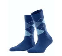 Burlington Damen Socken Whitby W So weich und warm gemustert 1 Paar, Blau Royal Blue 6051, 36-41
