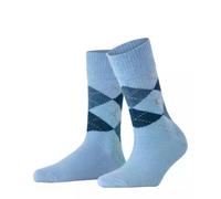 Burlington Damen Socken Whitby W So weich und warm gemustert 1 Paar, Blau Cornflower 6772, 36-41
