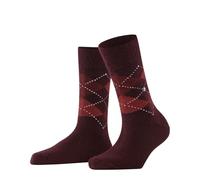 Burlington Damen Socken Whitby W So weich und warm gemustert 1 Paar, Rot Berry 8433, 36-41