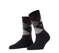 Burlington Damen Socken Whitby W So weich und warm gemustert 1 Paar, Schwarz Black 3000, 36-41
