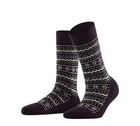 Burlington Damen Stoppersocken Holiday W HP Baumwolle Wolle rutschhemmende Noppen 1 Paar, Rot (Blackberry 8595), 36-41