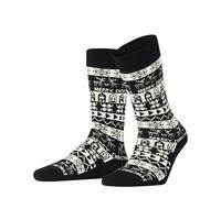 Burlington Damen Stoppersocken Merry Christmas W HP Wolle rutschhemmende Noppen 1 Paar, Schwarz (Black 3000), 36-41