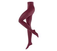 Burlington Damen Strumpfhose Argyle Affair W Ti Baumwolle gemustert 1 Stück, Rot Burgundy 8326, 40-42