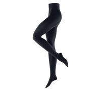 Burlington Damen Strumpfhose Argyle Affair Baumwolle gemustert Marine Größe 37