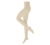 Burlington Damen Cosy Cottage W TI Baumwolle Wolle Gemustert 1 Stück Strumpfhose, Beige (Creme 2050), 42-44