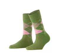 Burlington Damen Socken Whitby W So weich und warm gemustert 1 Paar, Grün Oxygrün 7670, 36-41