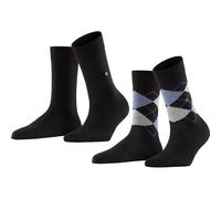 BURLINGTON Everyday 2-Pack Damen Socken (22044) 36 Schwarz