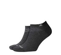 Burlington Everyday 2-Pack Herren Sneakersocken anthra.mel (3081) 40-46 aus weicher gekämmter Baumwolle