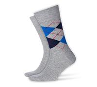 Burlington Everyday 2-Pack Herren Socken light grey (3400) 40-46 aus weicher gekämmter Baumwolle