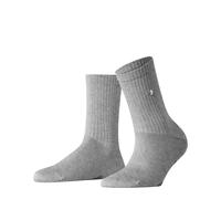 Burlington Socken Fleet Street Damen Baumwolle Einfarbig Grau Light Heather 36-41