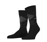 Burlington Herren Socken Dundee 3080 – Wolle, gemustert – Grau Anthracite Melange – Gr. 40–46