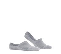 Burlington Sneakersocken mit Strukturmuster Modell 'Athleisure' in Mittelgrau Melange, Größe 39-42