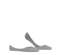 Burlington Herren Füßlinge Carrington M IN Baumwolle unsichtbar gemustert 1 Paar, Grau (Light Grey 3400), 43-46