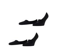 Burlington Herren-Füßlinge Everyday 2er-Pack Baumwolle Schwarz 41-42