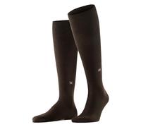 Burlington Herren Kniestrümpfe Dublin – Baumwolle, lang, einfarbig, Braun (Chocolate 5043) 40-46