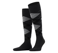 Burlington Kniestrümpfe King (Argyle-Muster) dunkelgrau/hellgrau Herren - 1 Paar, Größe 40-46